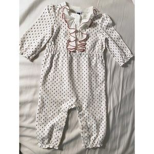NWOT Janie and Jack 3-6mos ruffle 1 piece